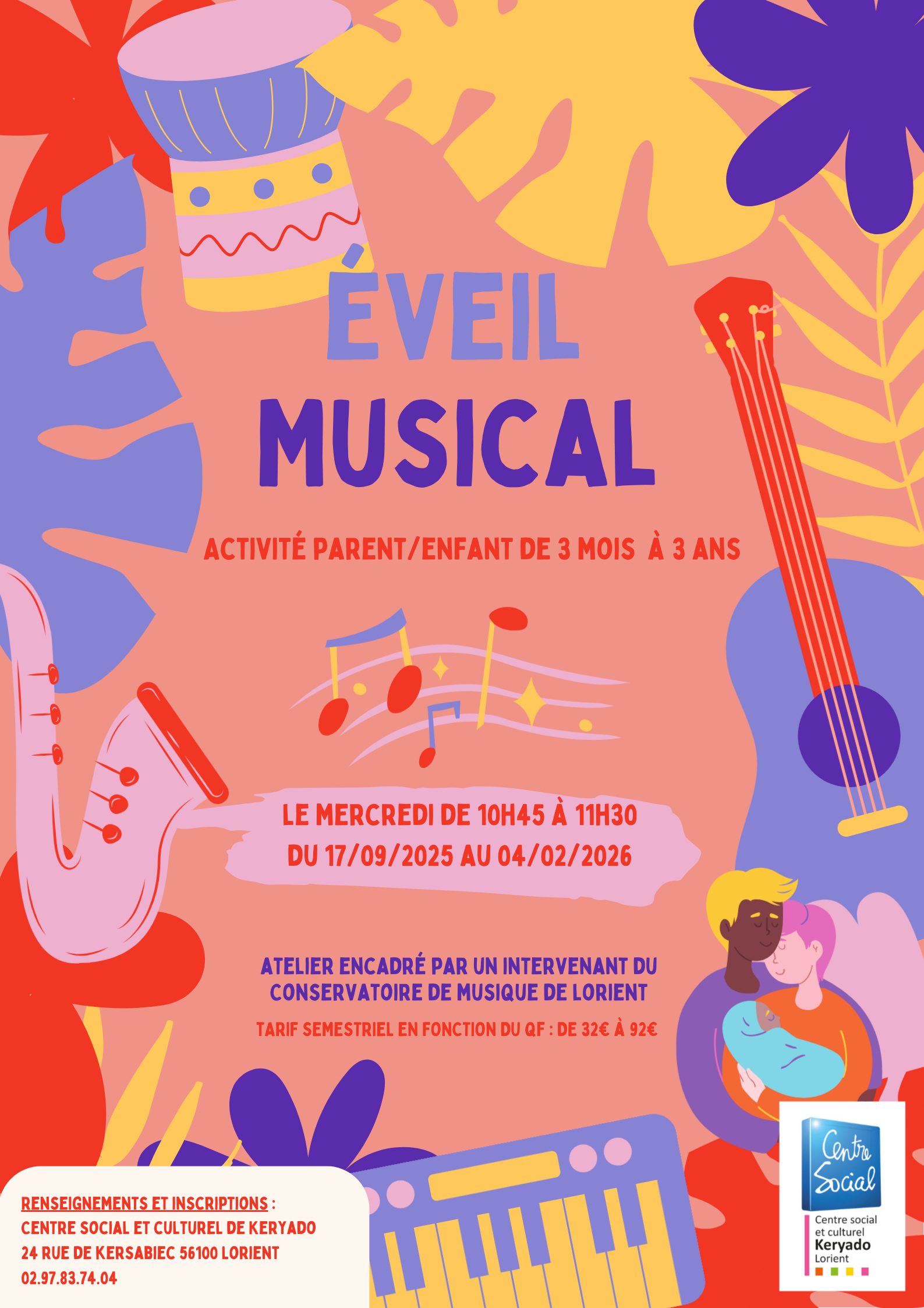Affiche éveil musical 2526